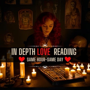 Love Tarot Reading: Same Hour Psychic Insights, Soulmate & Twin Flame Guidance, Detailed Love Reading