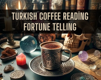 Turkish Coffee Reading with Psychic Insight, Love Tarot, Career Forecast, Oracle & Medium Reading, Accurate Spiritual Fortune Telling