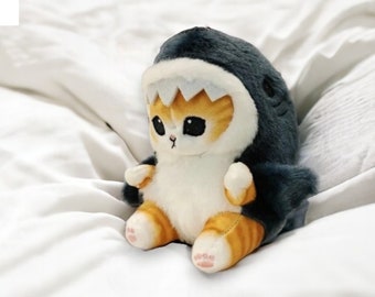 Cute Shark Cat Plush Toy