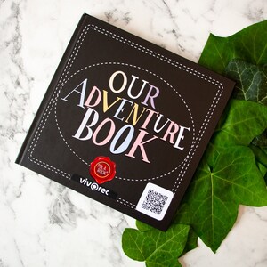 Our Adventure Book, Valentines Scrapbook, Anniversary Gift, Couples Photo Memory Album, Travel Photo Album, Keepsake Gift for Travel Lovers
