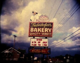 Open 4th – Federhofer's Bakery, St. Louis, photograph