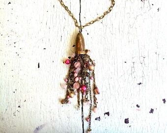 Pinky Tassel Necklace