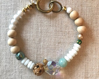 Mixed Beads Bracelet for Slightly Larger Wrist