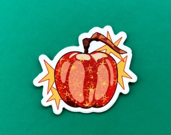 Pegatina de manzana del fantástico Sr. Fox