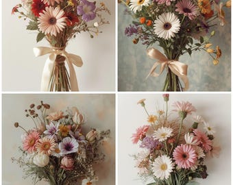 Floral Wall Art | Vintage Floral & Nature Prints for Gallery Wall | Printable Digital Download