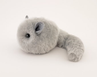 realistic chinchilla stuffed animal