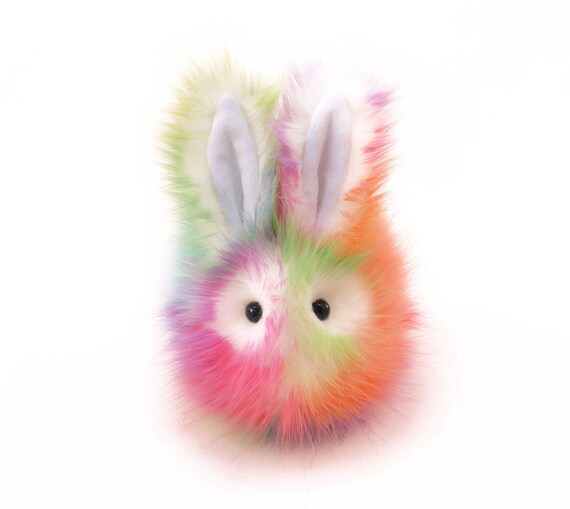 rainbow stuffed bunny