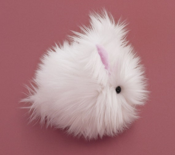 Fluffy Bunny Peluche Mignon Peluche Jouet Blanc Cottonball le Lapin Lapin  Plushie Chistmas Gift Stocking Stuffer en trois tailles -  France