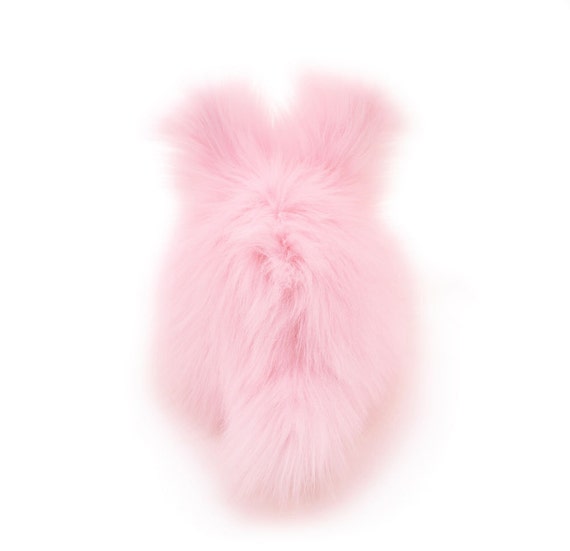 NEW! Pink Bunny Fur w/ Pink Felt Backing-READY TO SHIP – Pink Sugar Supply