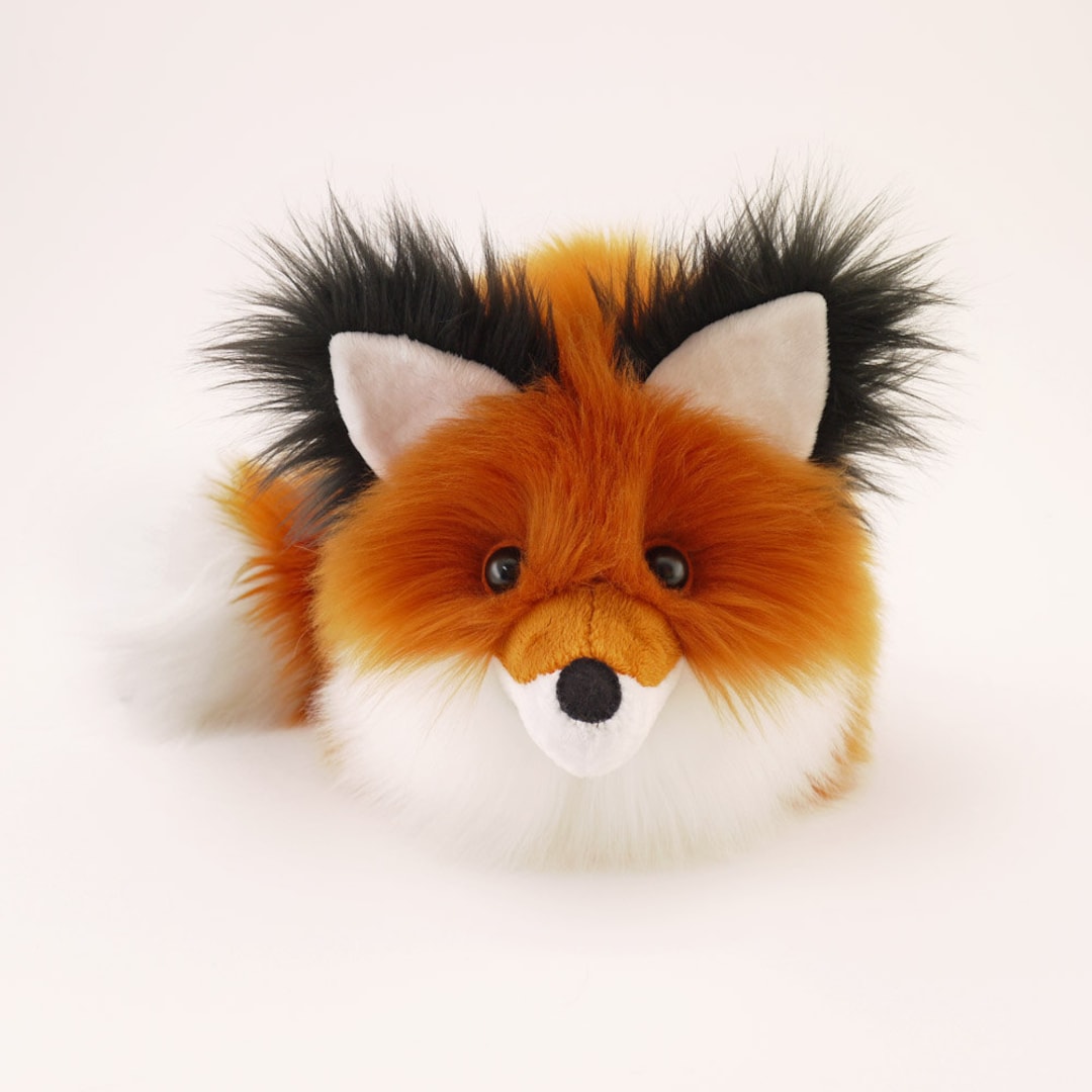 Plush Animal Stuffed Toy/ Orange Sitting Plush Fox Toys - China