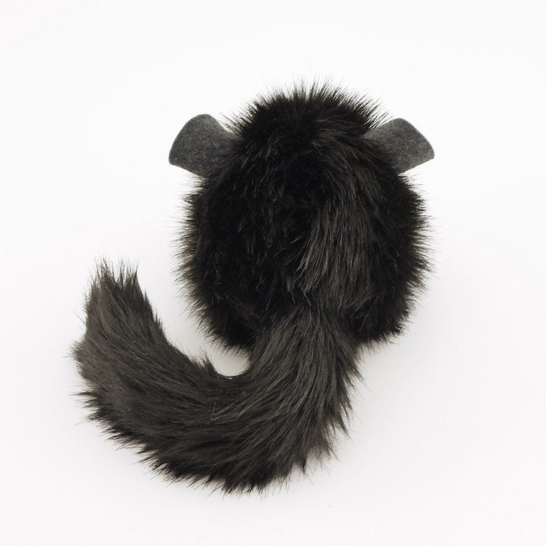 Stuffed Chinchilla Plush Toy Stuffed Animal Fuzziggles Ebony - Etsy