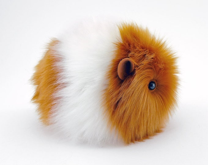 Stuffed Guinea Pig Plush Animal Toy Fuzziggle Benny Large Size Etsy