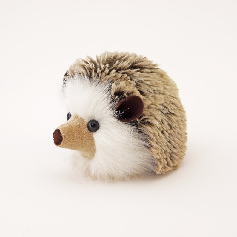 Stuffed Hedgehog Stuffed Animal Sebastian the Plush Toy Brown - Etsy