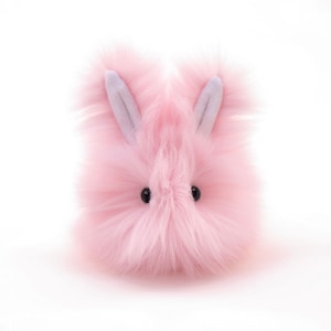 Easter Bunny Plush Stuffed Animal Cute Plush Toy Bunny Kawaii Plushie Sweet Pea Pink Fluffy Snuggly Cuddly Bunny Rabbit Small, Med, Lg Toy image 1