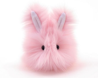 Easter Bunny Plush Stuffed Animal Cute Plush Toy Bunny Kawaii Plushie Sweet Pea Pink Fluffy Snuggly Cuddly Bunny Rabbit Small Med Lg Toy Etsy