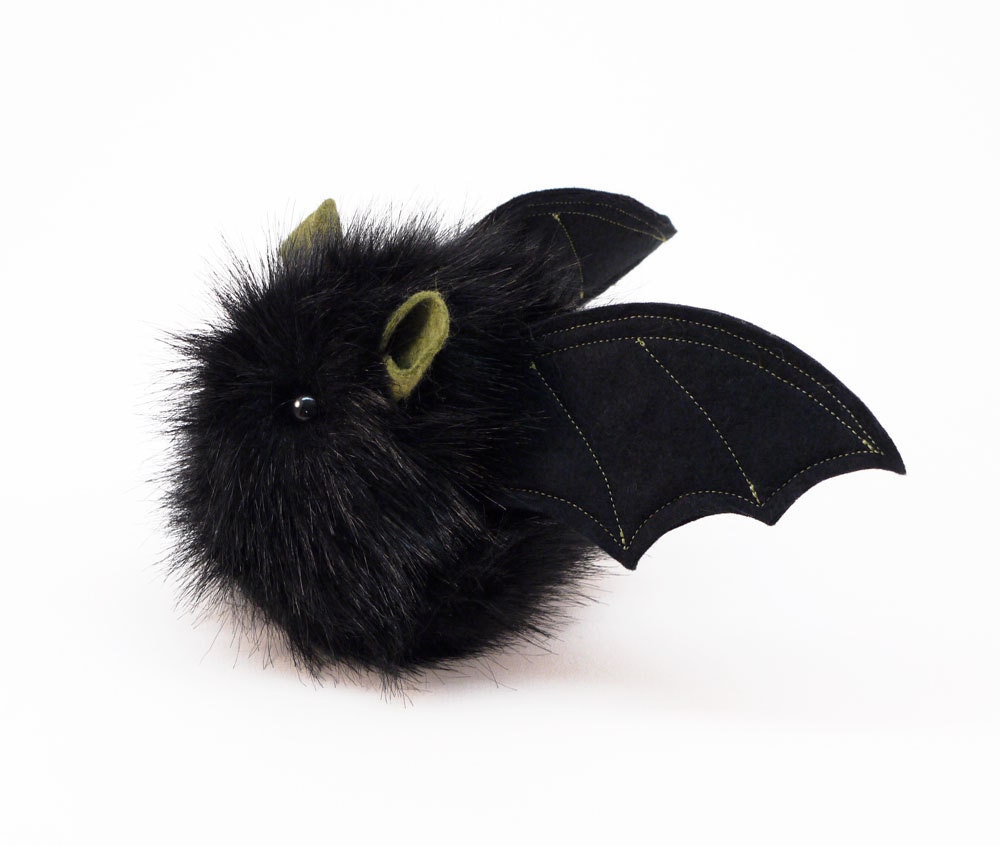 Stuffed Animal Stuffed Bat Cute Plush Toy Bat Kawaii Plushie Etsy