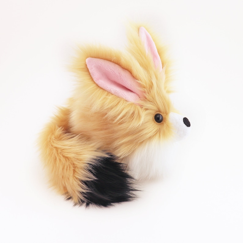 Flynn the Fennec Fox Peluche Animal Lindo Zorro Peluche Juguete Kawaii Plushie Zorro Grande Softie 6x10 Pulgadas imagen 5