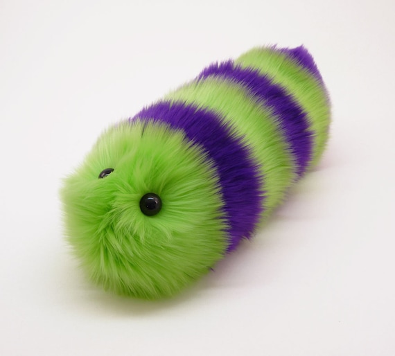 Stuffed Caterpillar Stuffed Animal Cute Plush Toy Caterpillar Kawaii  Plushie Mo the Green and Purple Snuggle Worm Toy Small, Med, Lg Sizes -   Canada