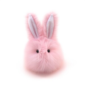 pink bunny plushie