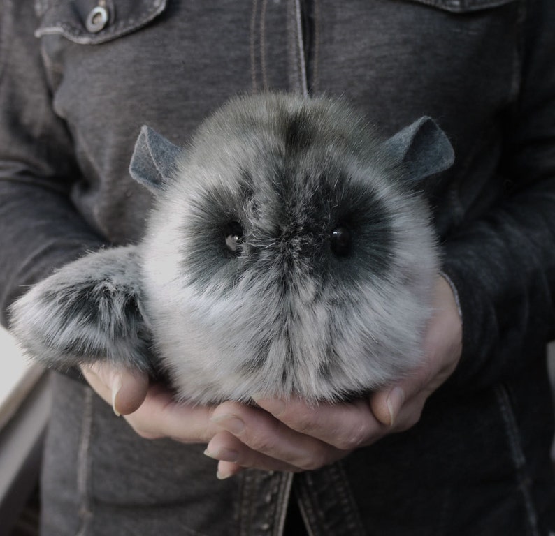 Stuffed Chinchilla Stuffed Animal Cute Plush Toy Chinchilla | Etsy