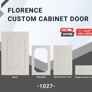 Florence Thermofoil Cabinet Door – Custom Kitchen Cabinet Door – Made to Order