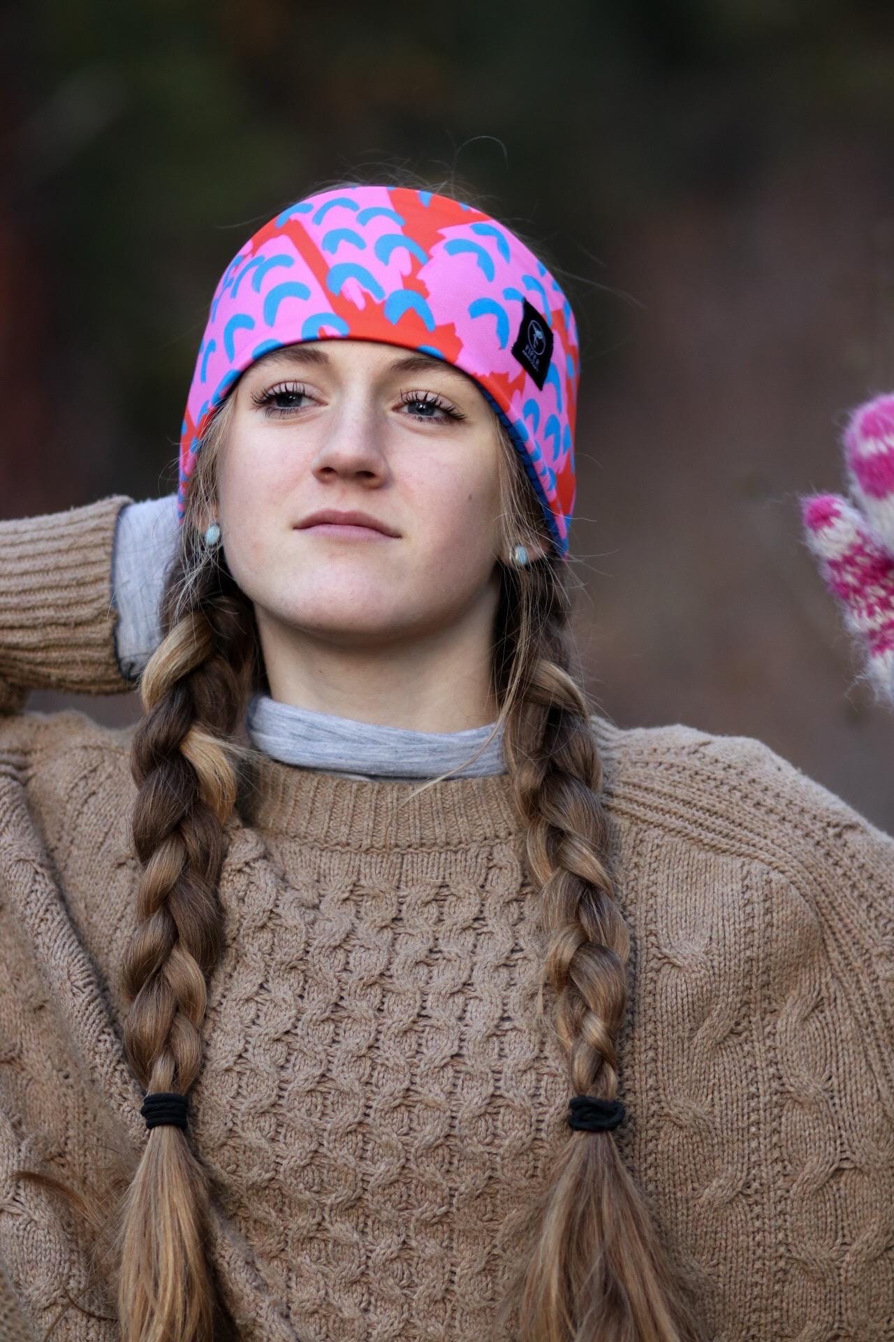 7 piece Vintage Ski Headband Earwarmer Bundle Spencer Double-Layer Ear Warmer Headband Knit Fuzzy Winter  main image 4
