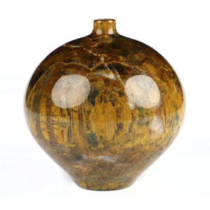 2.1&quot; New Pietersite Hand Carved Crystal Vase Sculpture, Crystal Healing