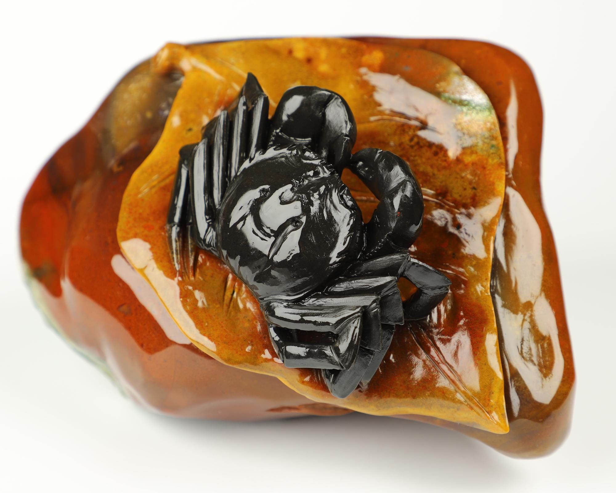 カニの彫刻石 カニの化石｜開運！なんでも鑑定団｜テレビ東京