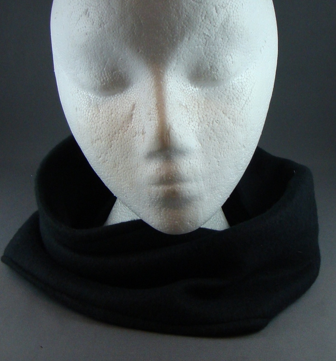 You Pick the Color Mask Neckwarmer Facewarmer Velcro in Back Etsy