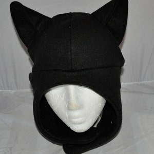 Kattenoren Hoed Earflap klittenband sluiting Nieuwe Stijl Muts Animal Fleece Hat Anime Lolita Cosplay Skiën Snowboarden Gothic Punk AVIATOR