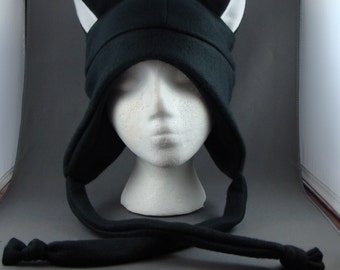 Cat Hat Earflap Fleece Gothic Punk Skiing Snowboarding Rave Winter Anime Cosplay beanie warm kitty kitten