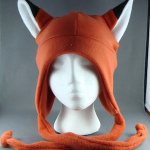 Fox Ears Animal Earflap Fleece Hat Cosplay Anime Skiing Snowboarding Gothic Rave Punk Winter Fun