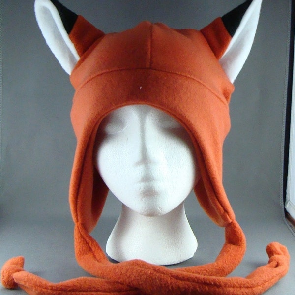 Fox Ears Animal Earflap Fleece Hat Cosplay Anime Ski Snowboarding Gothique Rave Punk Winter Fun