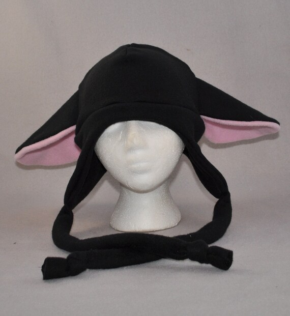 Black Sheep Earflap with Ties Beanie Animal Fleece Hat Anime Lolita Cosplay  Skiing Snowboarding Gothic Punk AVIATOR
