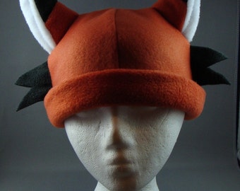 Fox Fleece Hat Cosplay Anime Skiing Snowboarding Gothic Rave Punk Winter CUTE