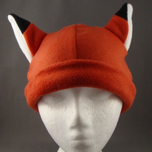 Fox Animal Fleece Hat Snowboarding Skiing Anime Cosplay Warm Fun