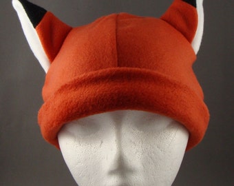 Fox Animal Fleece Hat Snowboarding Skiing Anime Cosplay Warm Fun