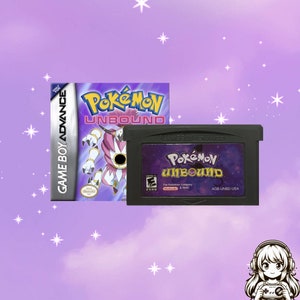 New GBA Game Pokemon Unbound  - Custom ROM - Gameboy Advance Nintendo Cartridge