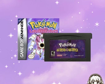 Nieuwe GBA Game Pokemon Unbound - Aangepaste ROM - Gameboy Advance Nintendo Cartridge