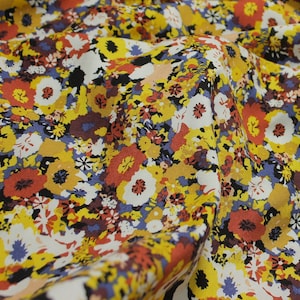 Viscose Fabric with Eye-catching, Floral Design Patterns And Free Design Position, High Quality, Clothing Fabric.Special. Width 150cm /59&quot;