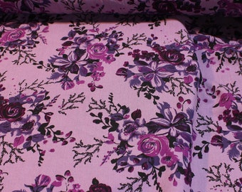 Viscose Fabric with Eye-catching, Floral Design Patterns And Free Design Position, High Quality, Clothing Fabric.Special. Width 150cm /59&quot;