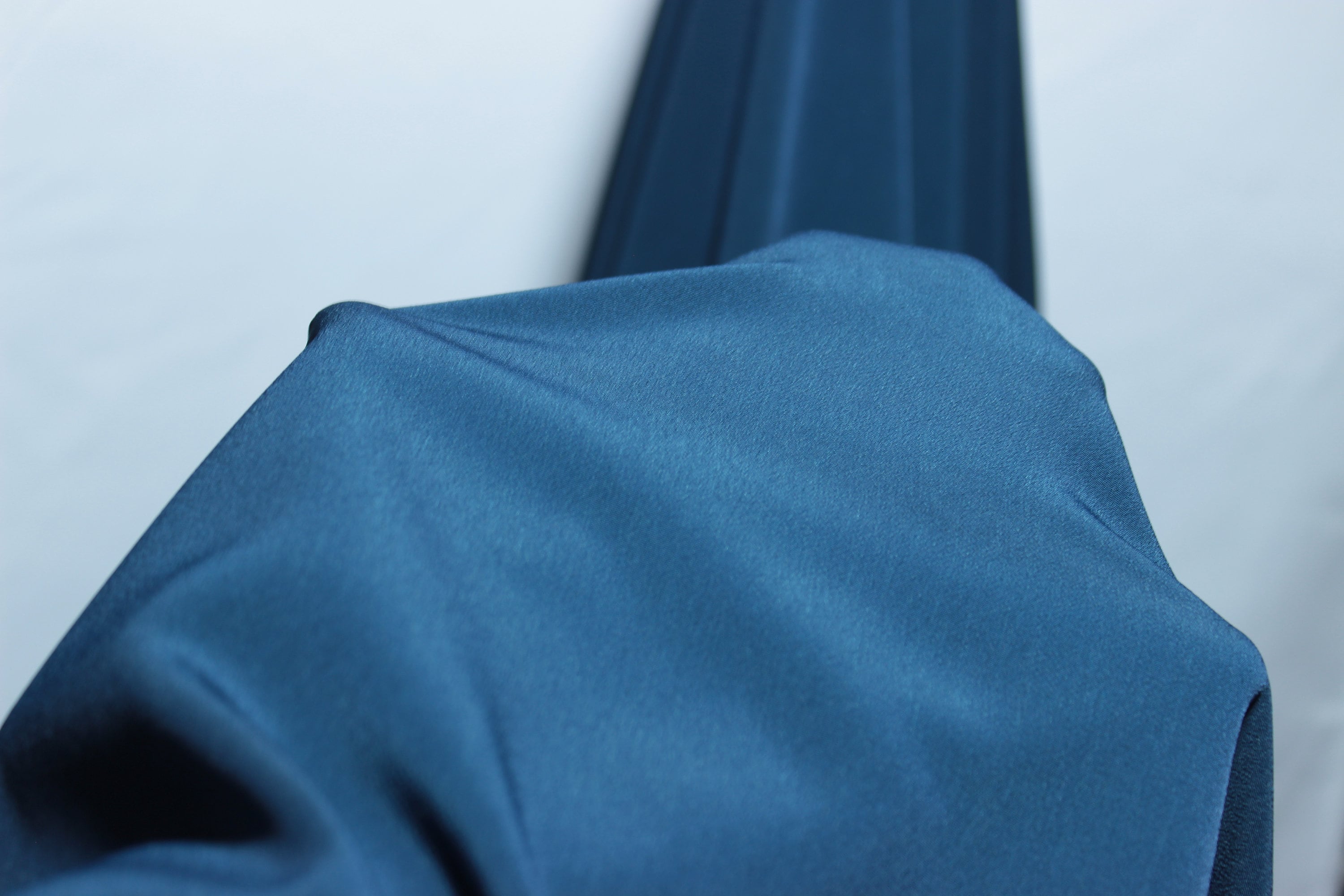 Crystal Crepe Fabric: INDIGO Blue
