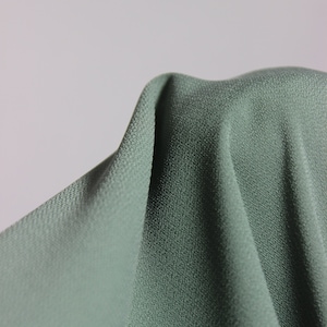Crystal Crepe Fabric: Royal Aqua Green