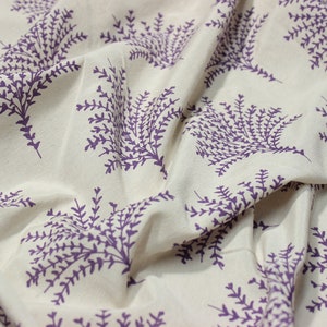 Floral  Design Linen Fabric - 70% Natural,quality, Breathable, and Eco-Friendly - Ideal for Clothing, Home Textiles, and Crafts