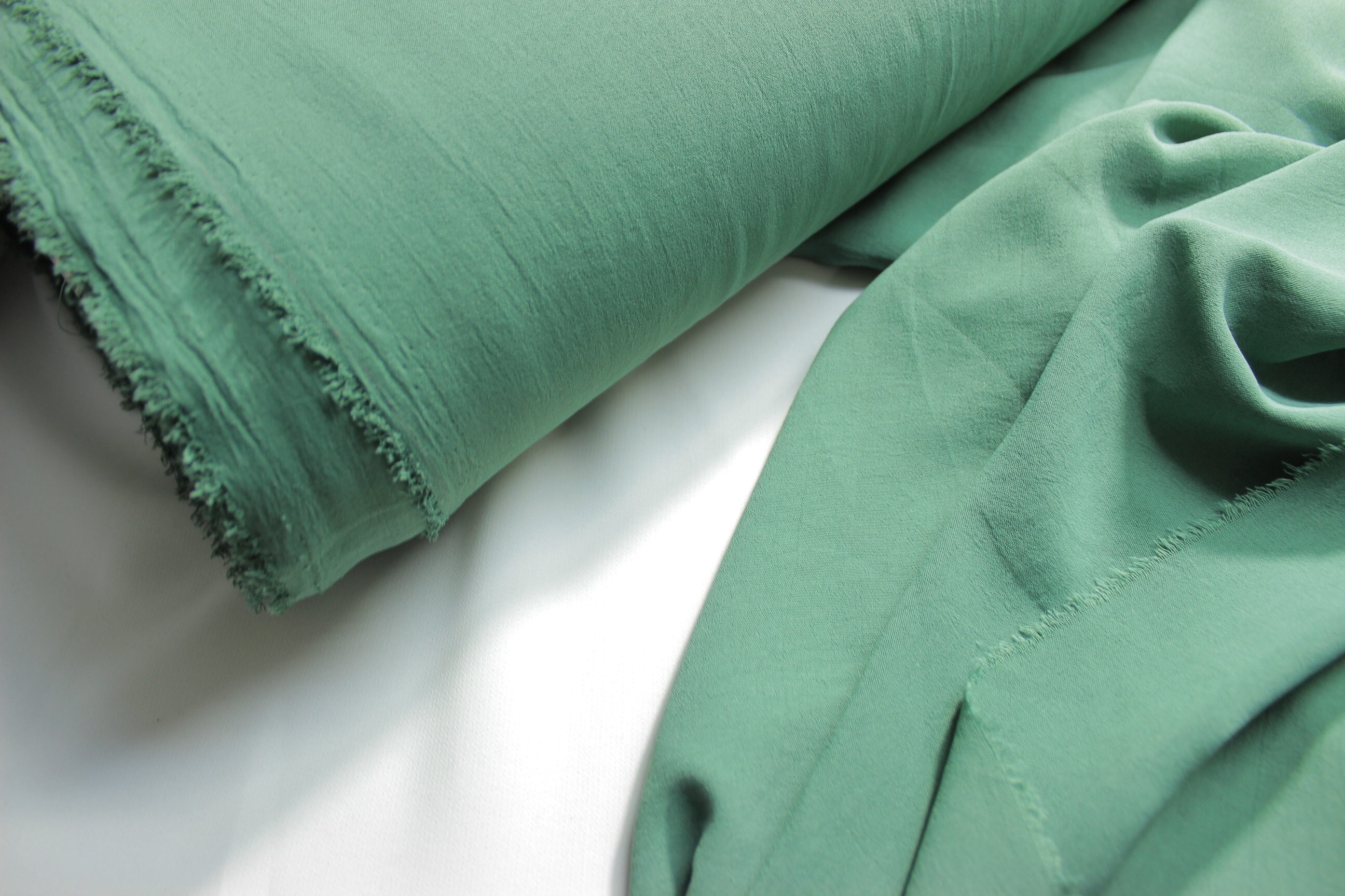 Wrinkled Aerobin Fabric - Turkish Polyester Viscose Blend