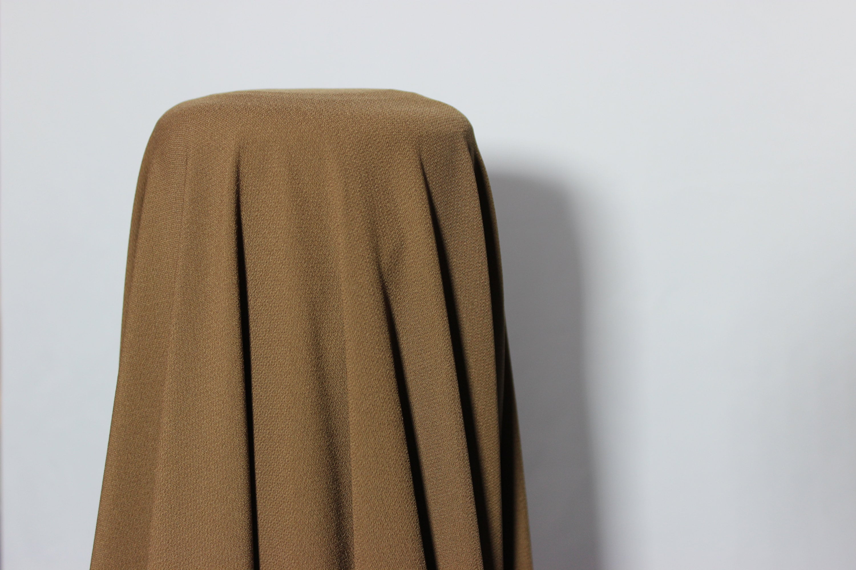 Crystal Crepe Fabric: Royal Cappuccino