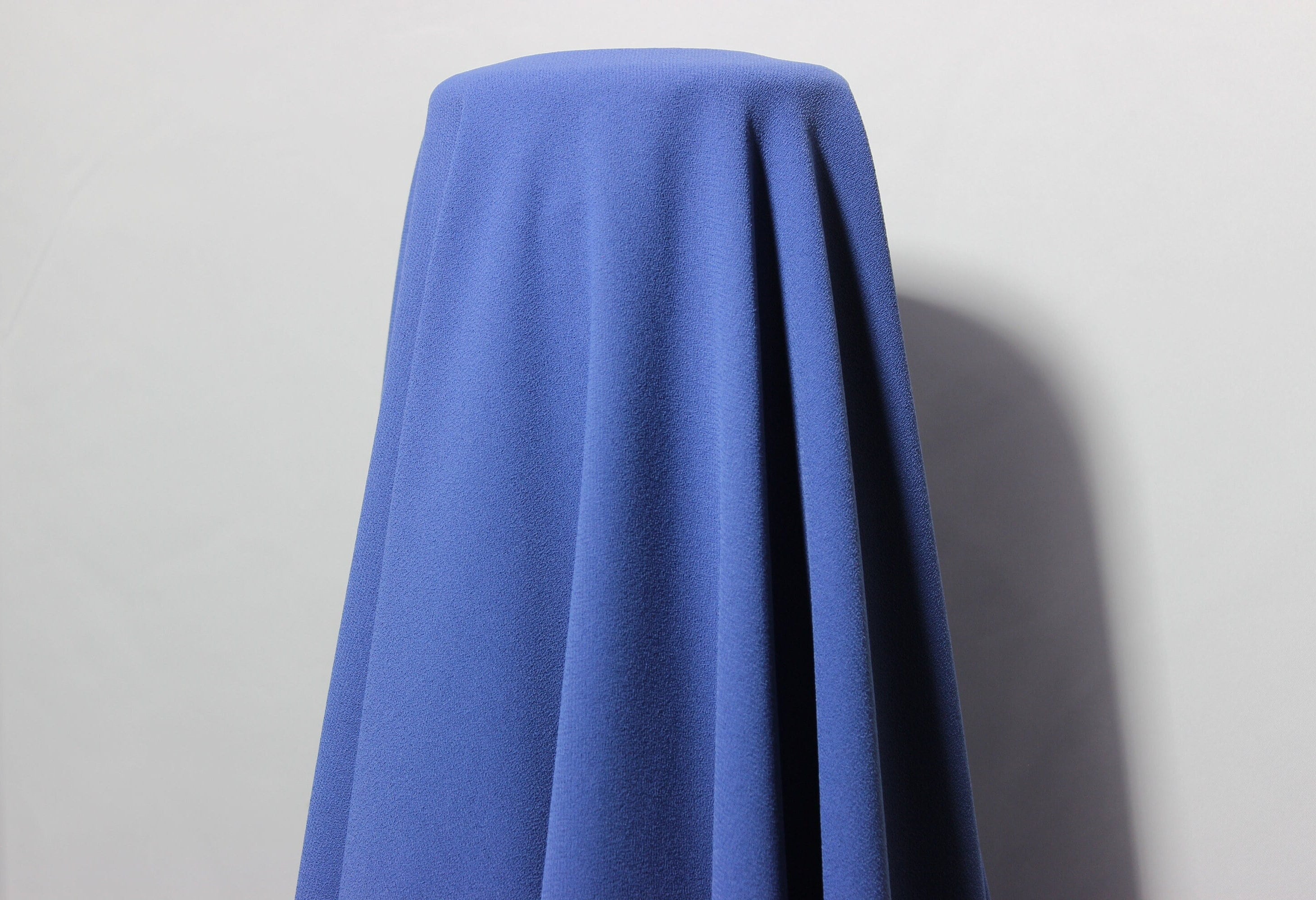 Cobalt Blue Georgette Crepe Fabric – Luxurious Egyptian Polyester