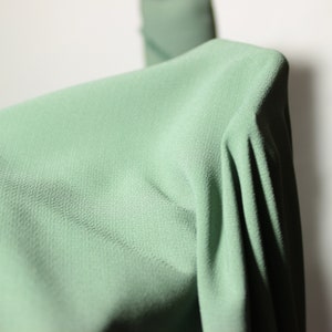 Crystal Crepe Fabric: Pistachio Green