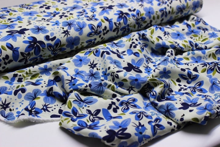 Viscose Fabric with Eye-catching, Floral Design Patterns And Free Design Position, High Quality, Clothing Fabric.Special. Width 150cm /59"