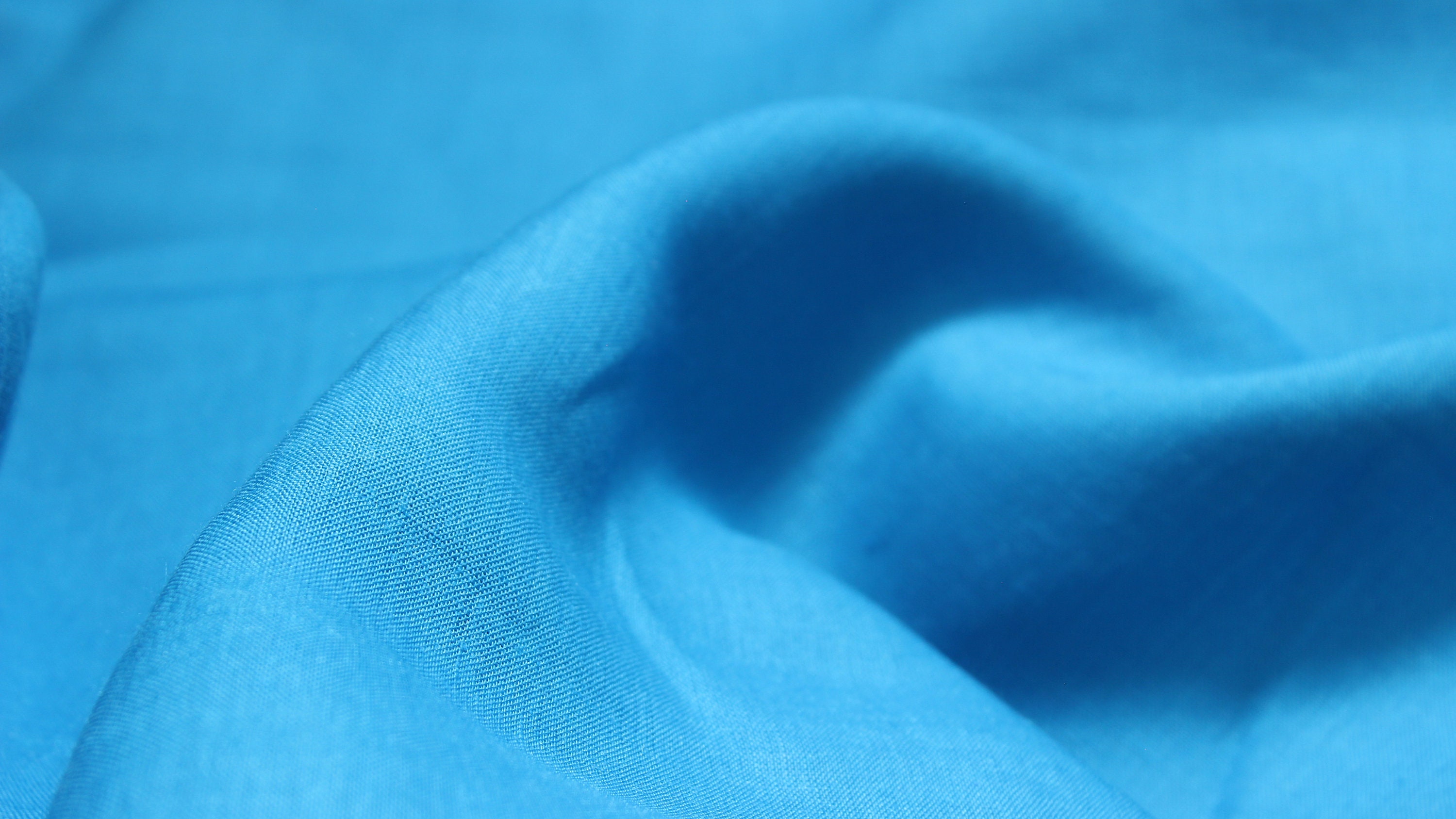 Blue Linen Fabric - 100% Natural, Breathable for Clothing & Crafts